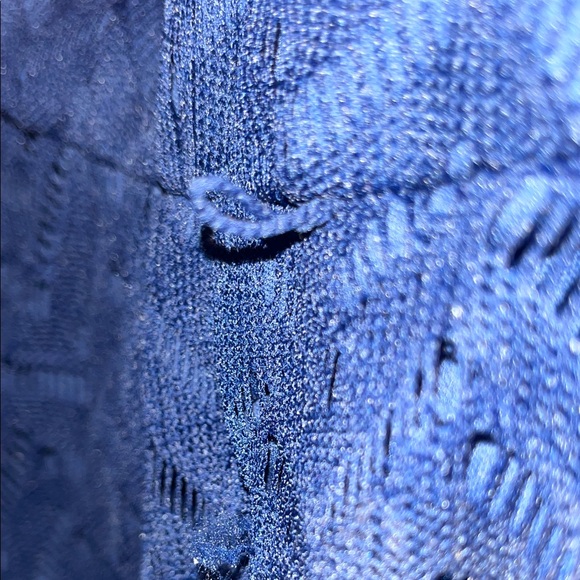 Elegant Blue Lace Dress - Picture 3 of 17